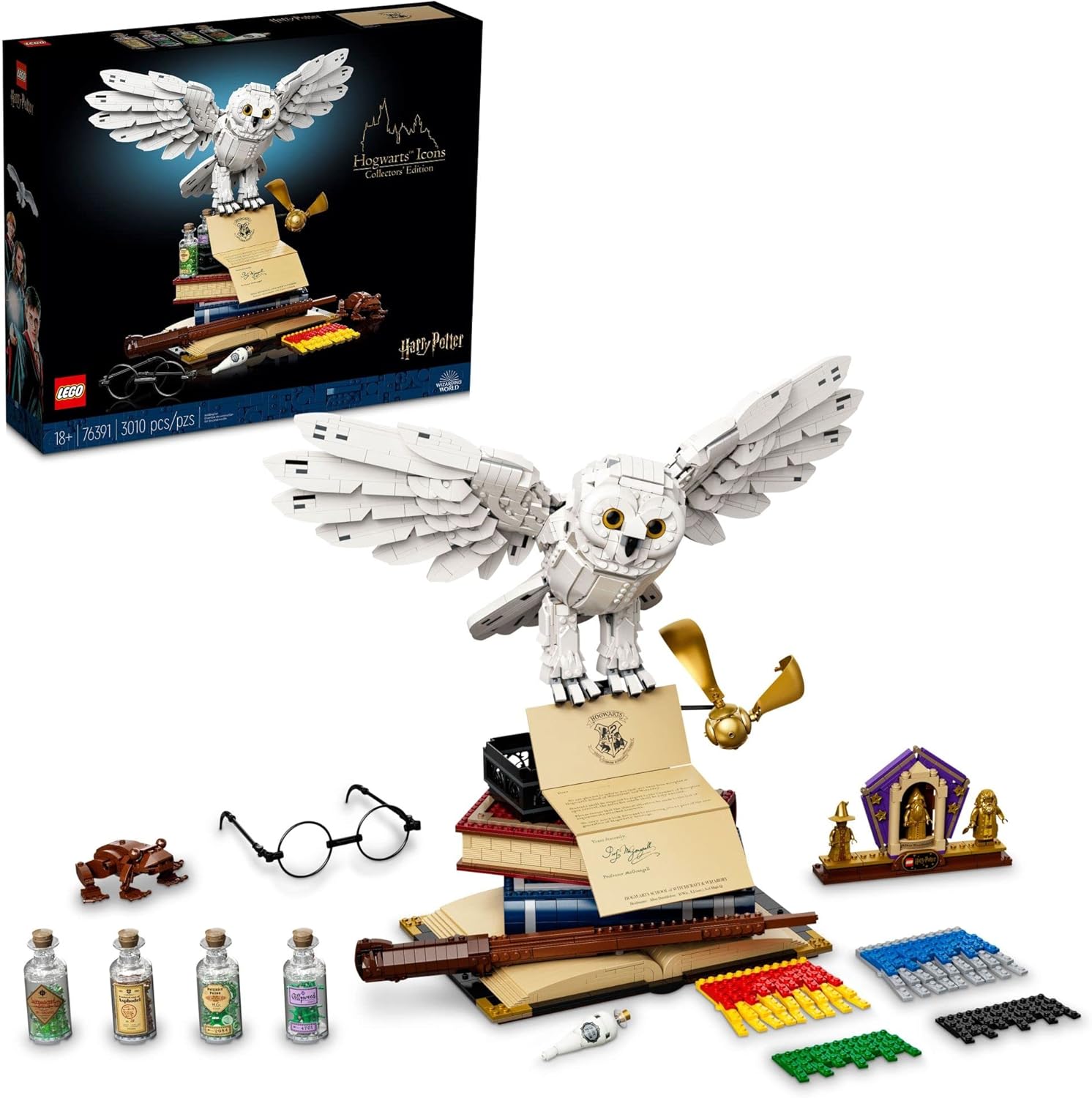 LEGO Harry Potter Ícones de Hogwarts Edição de Colecionador 76391 - 3010 Peças