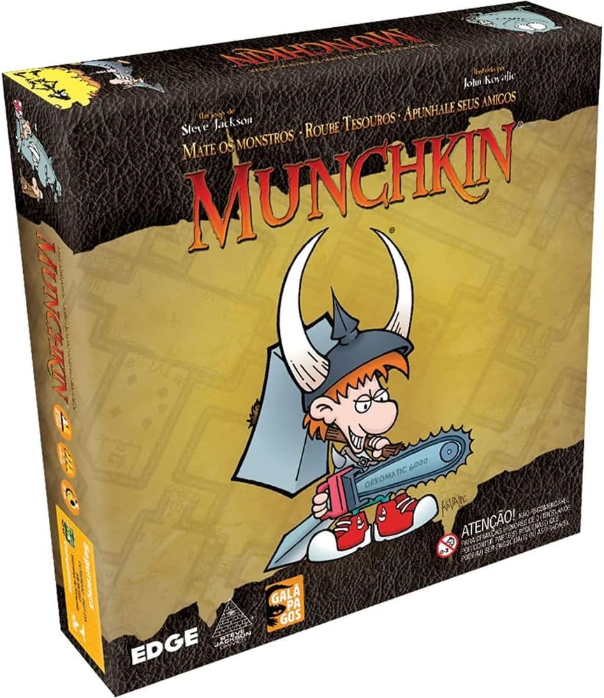 Asmodee Munchkin Jogo de Cartas - 3 a 6 Jogadores - Idade 10+