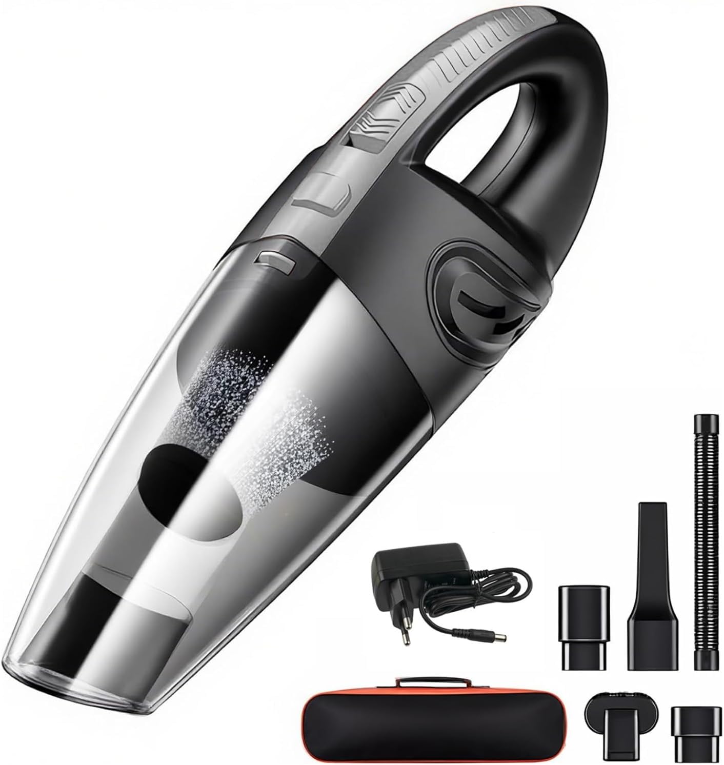 Aspirador de Pó Portátil Sem Fio 120W - Sucção Poderosa e Uso Seco e Úmido