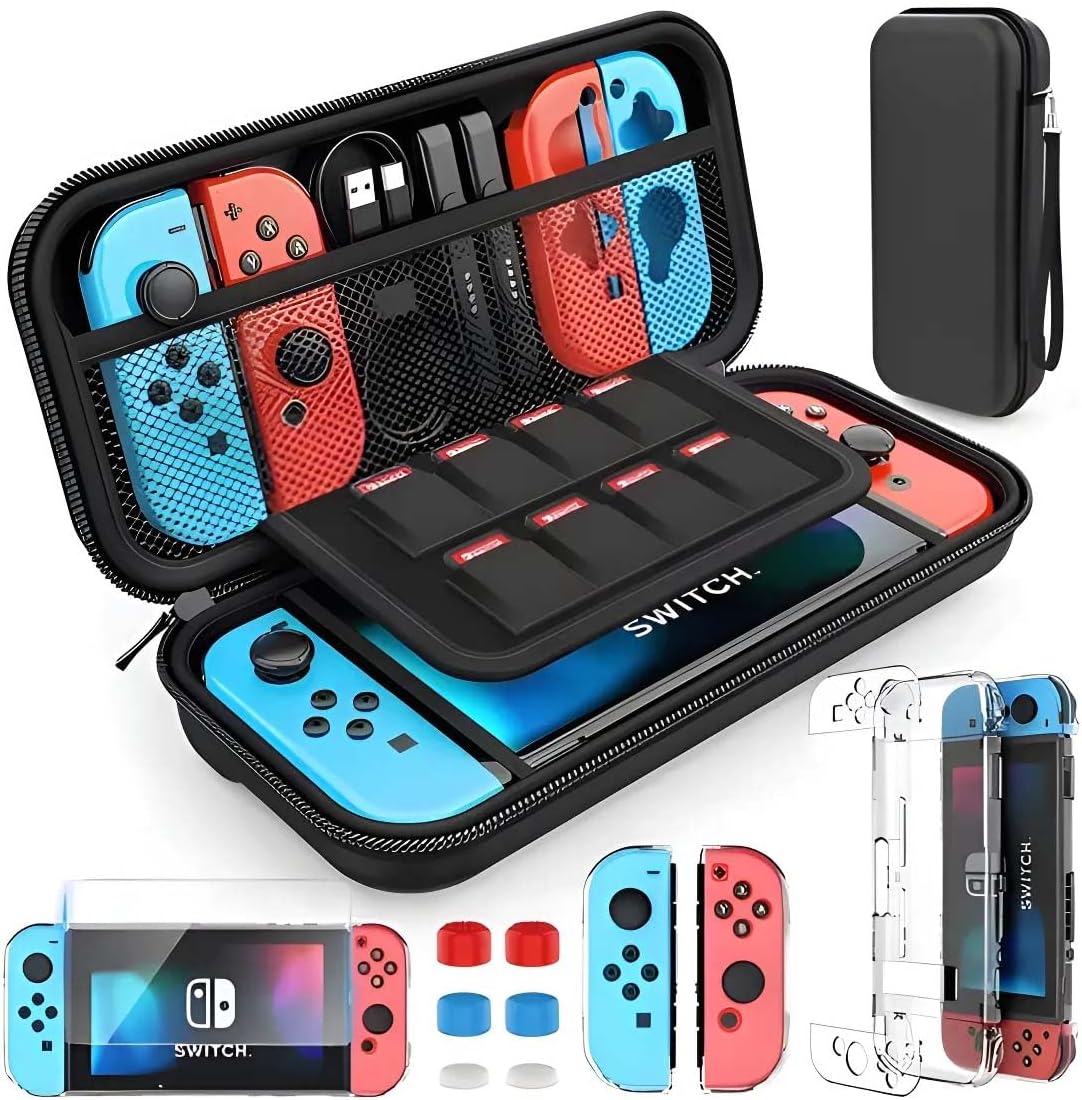Bolsa Estojo Resistente para Nintendo Switch OLED com Acessórios