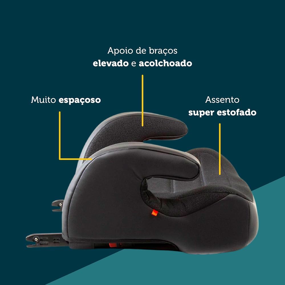 Booster Safety 1st Trackfix com Isofix - Preto — foto 3