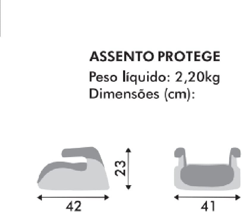 Burigotto Assento Protege Mesclado Cinza - Grupos II e III — foto 4