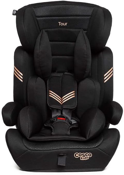 Cadeirinha Cosco Kids Tour 9 a 36 Kg Preto Bronze