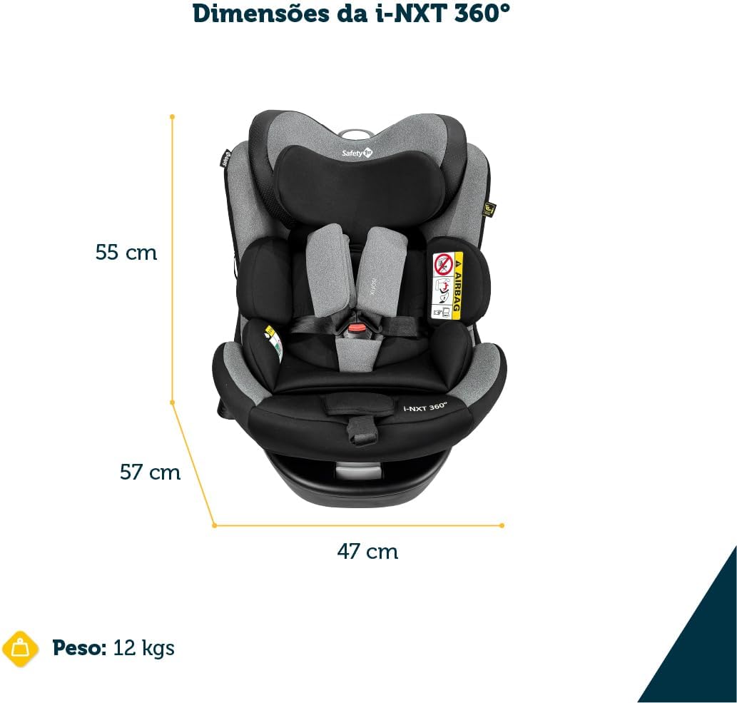 Cadeirinha para Auto Safety 1st i-NXT 360 Graus Isofix 0 a 36kg — foto 3