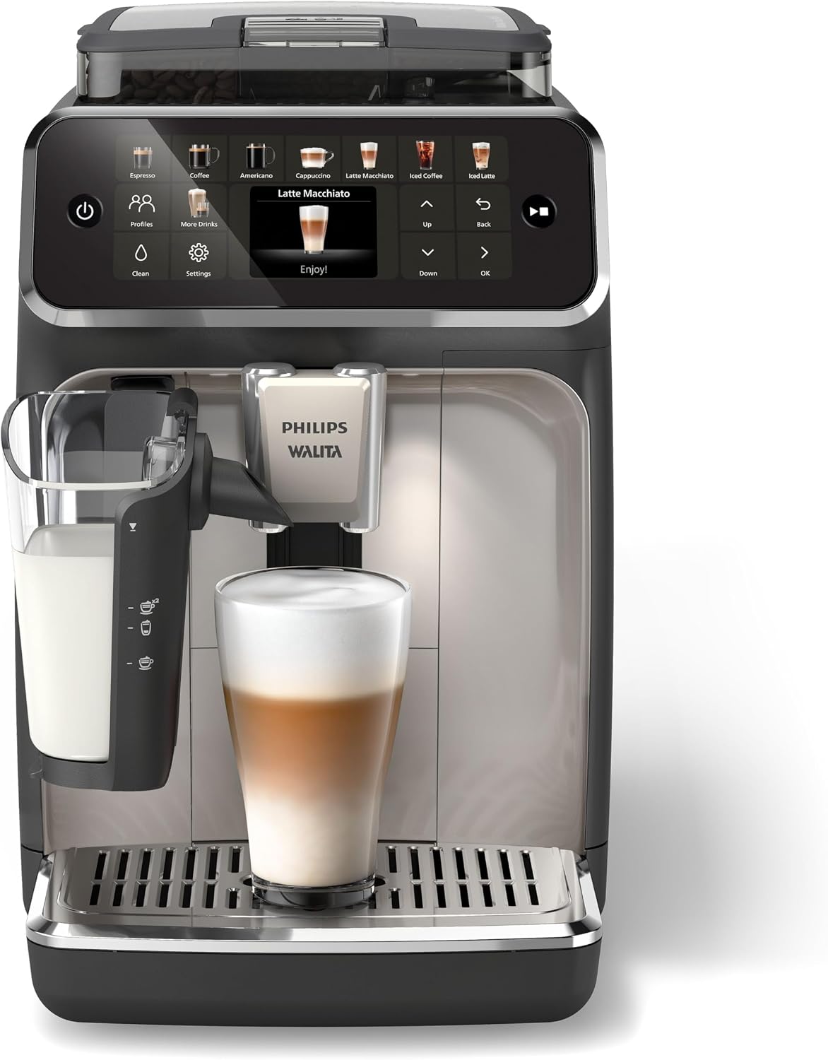 Cafeteira Espresso Automática Philips Walita 5500 com LatteGo e 20 Bebidas