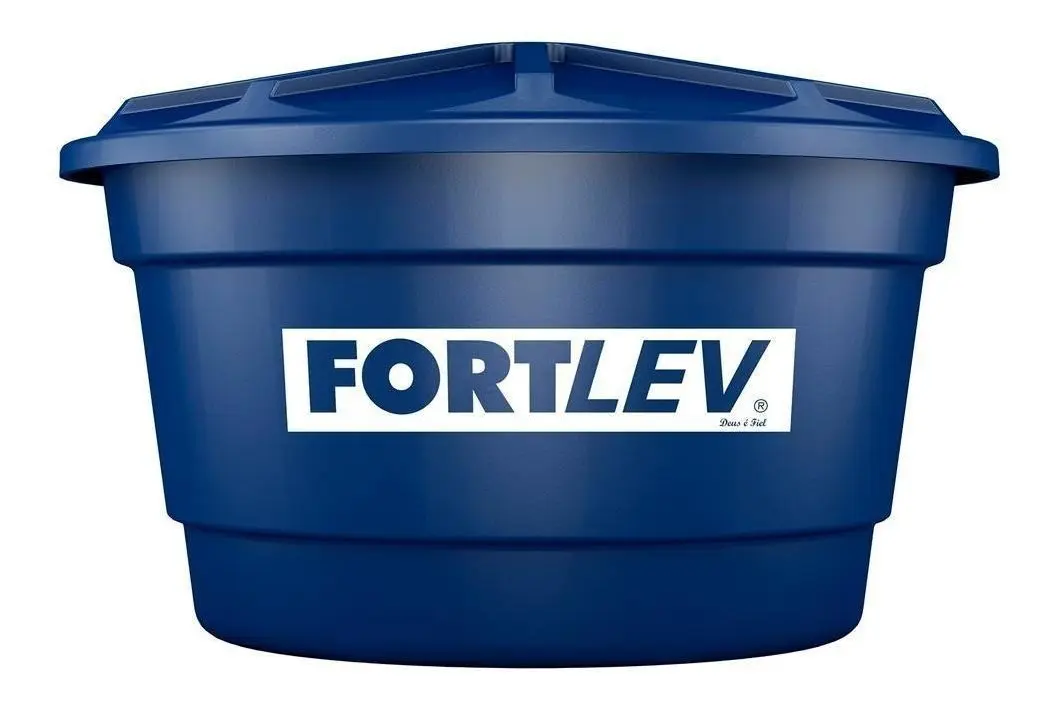Caixa d'água Fortlev 1500L Polietileno Azul