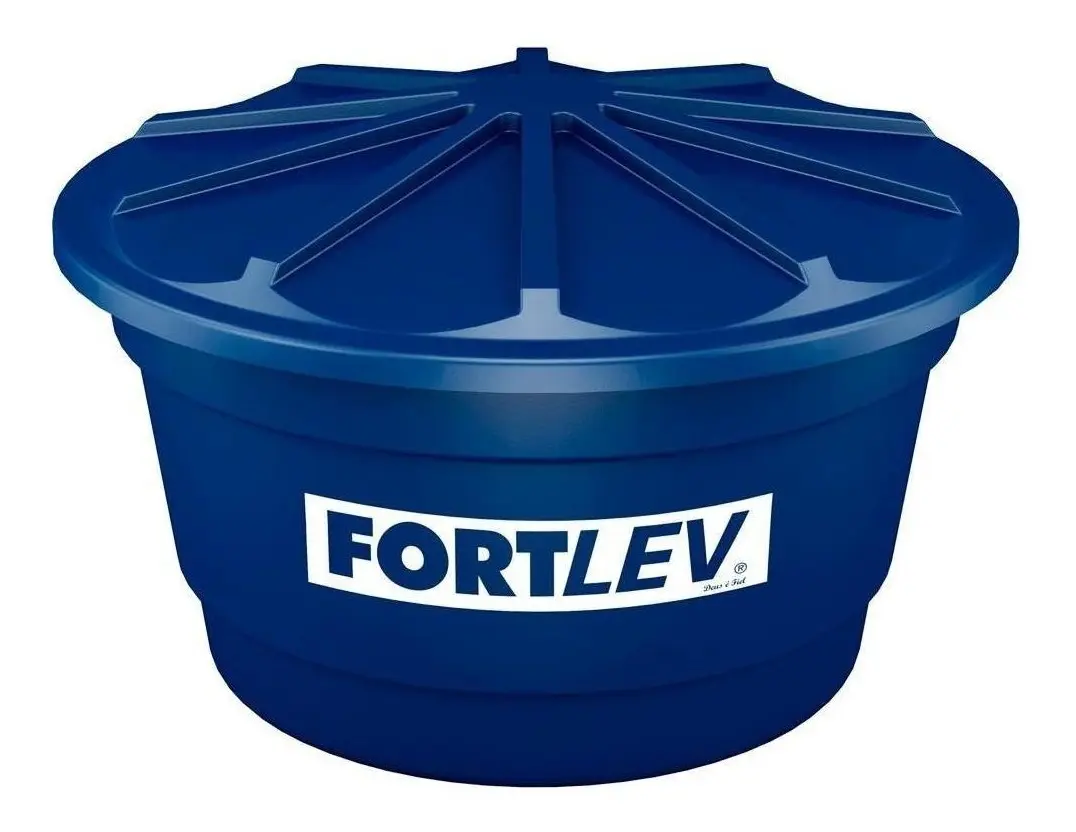Caixa d'água Fortlev 1500L Polietileno Azul — foto 2