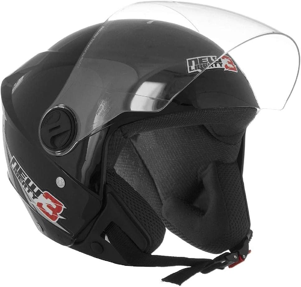 Capacete Aberto Pro Tork New Liberty 3 Solid Preto - Tamanho 58