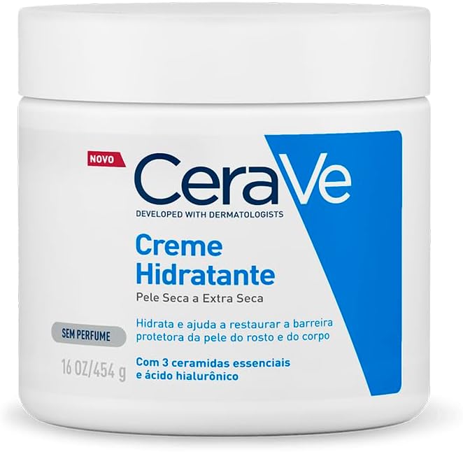 CeraVe Creme Hidratante Corporal 400g - Pele Seca a Extra Seca
