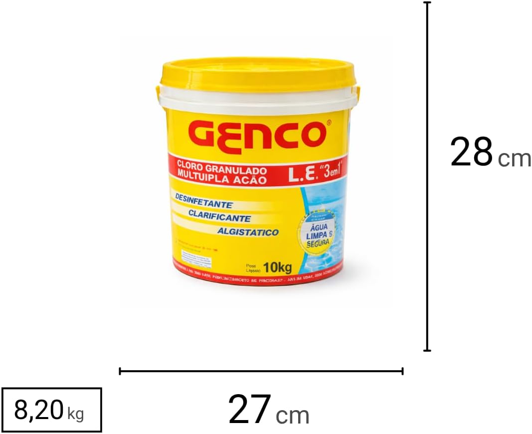 Cloro Genco L.E Mult 3x1 - 10kg — foto 2