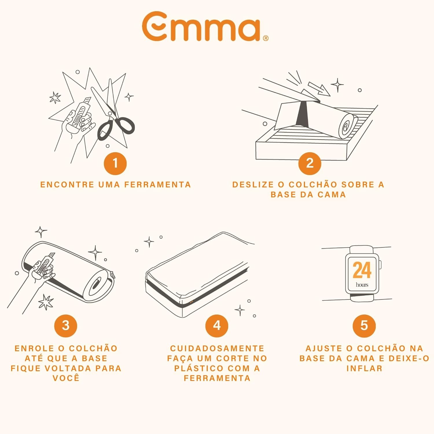 Colchão Emma Basics 17 Espuma D28 - Firme e Compacto — foto 5