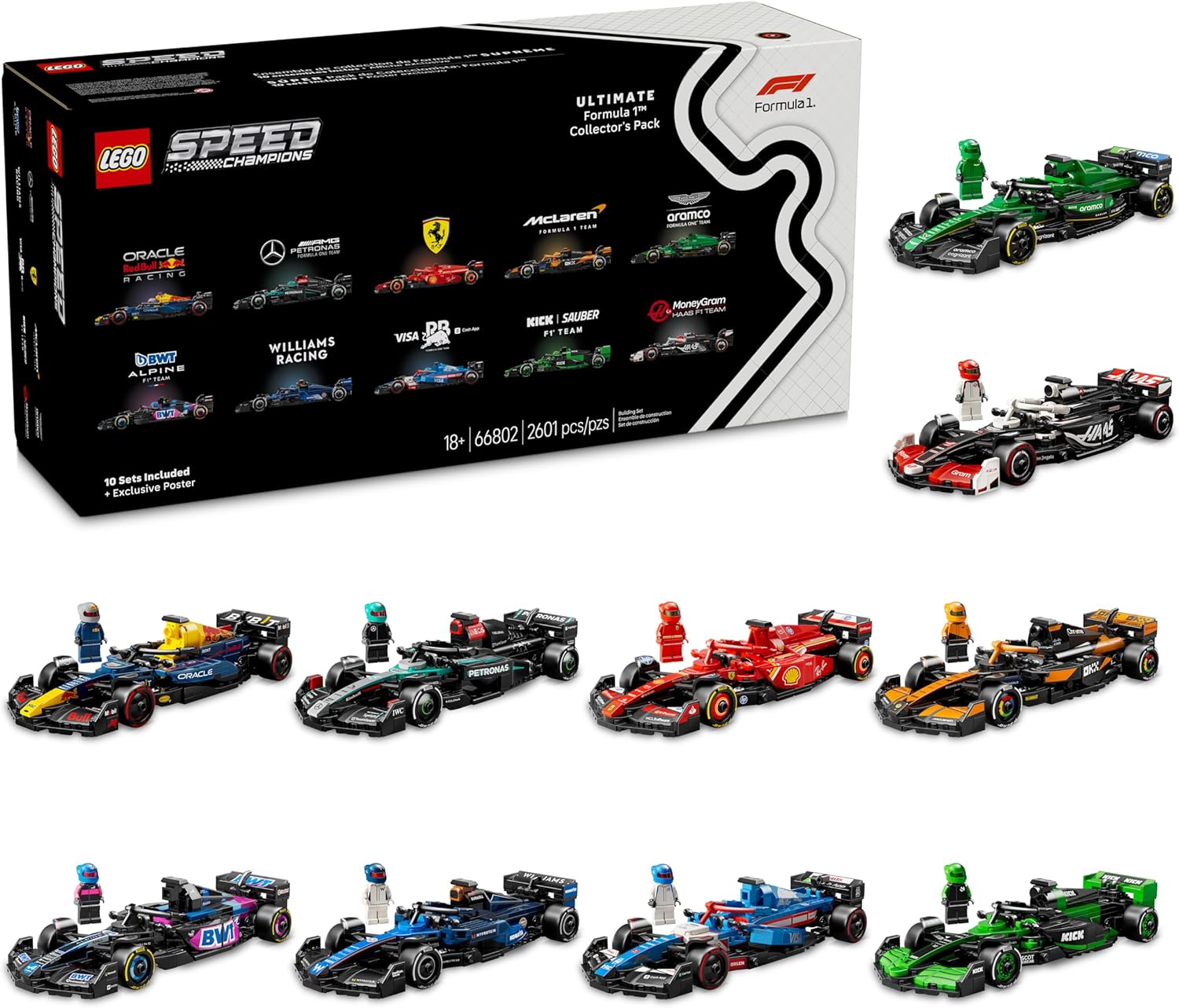 Conjunto LEGO Speed Champions 66802 - Multicolorido