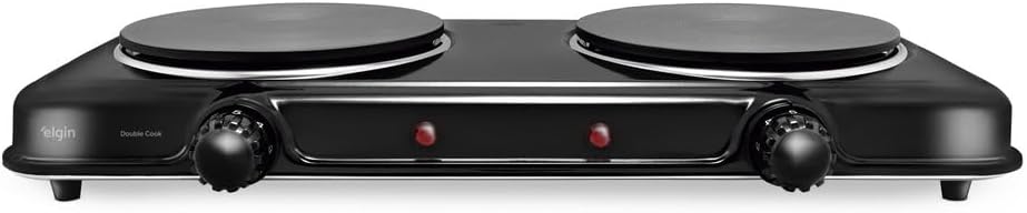 Cooktop Elétrico Portátil Elgin 220V com Duas Bocas