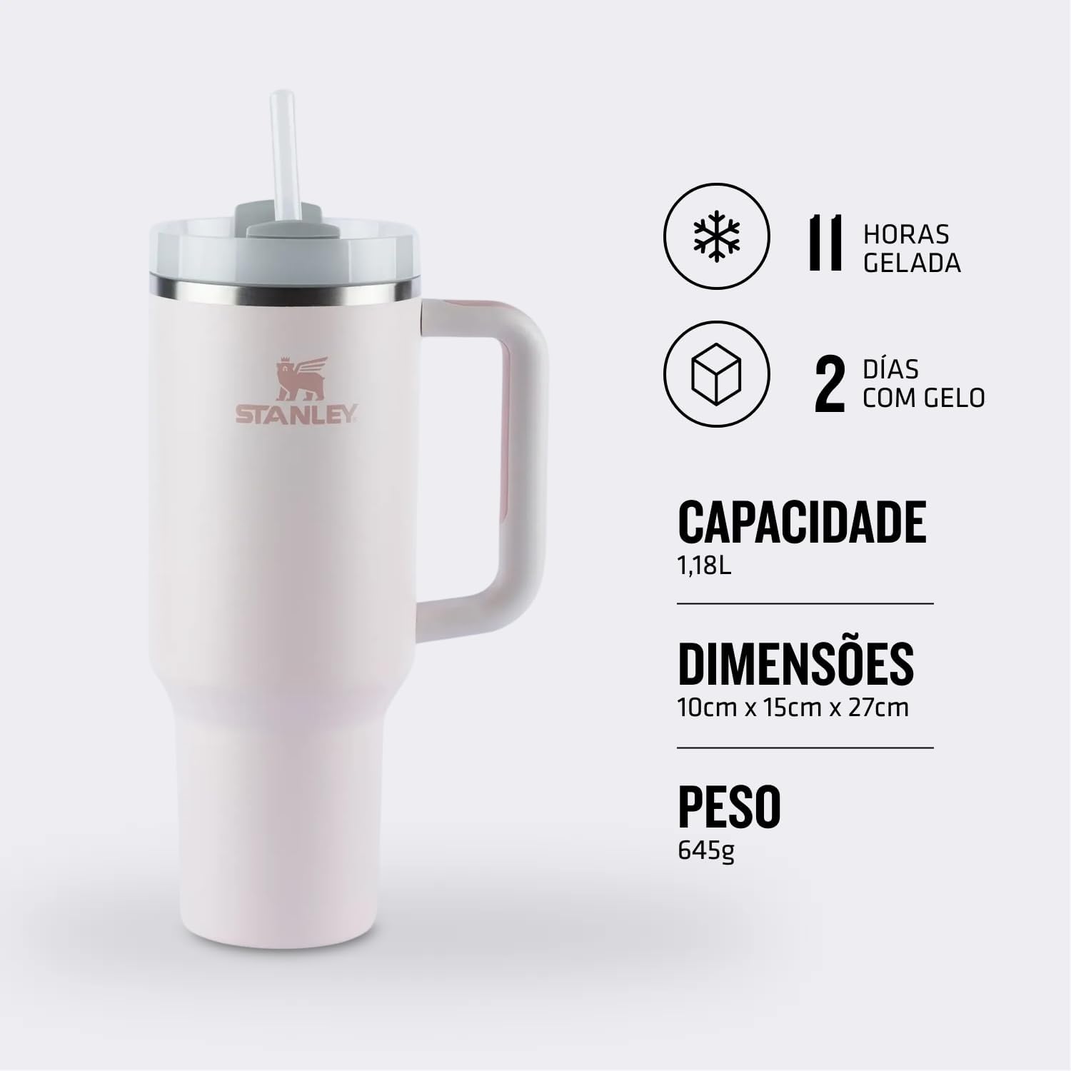 Copo Térmico Stanley Quencher 2.0 Isolamento a Vácuo — foto 2