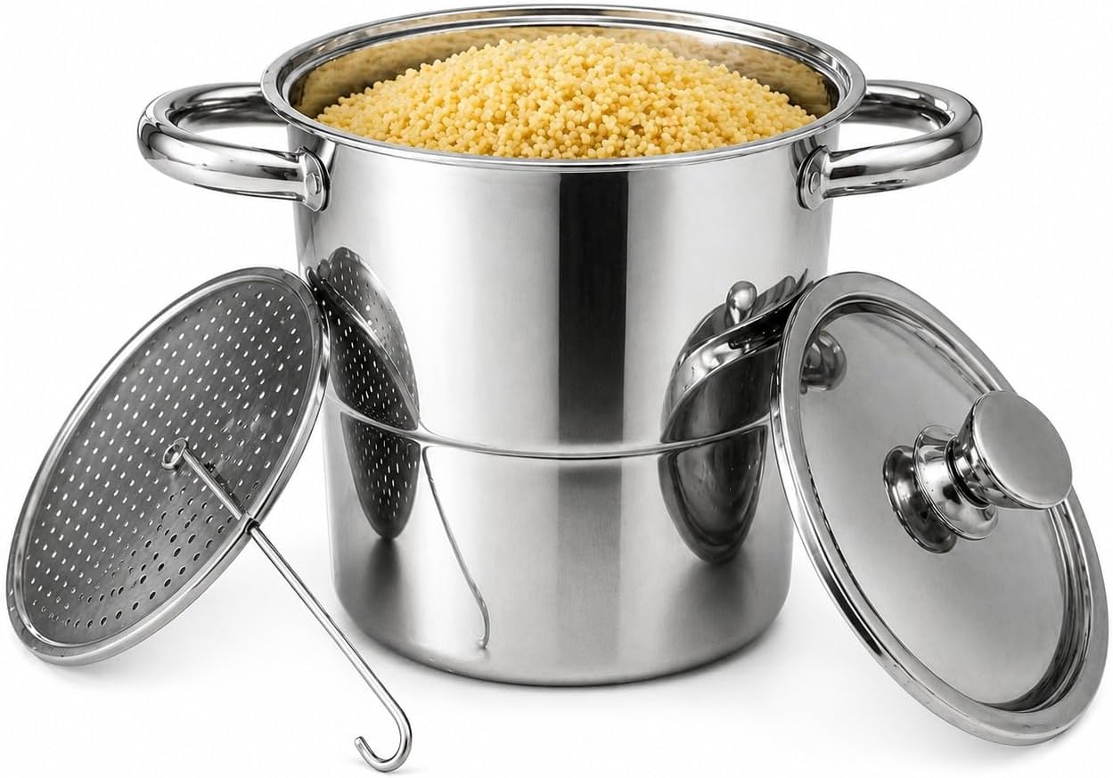 Cuscuzeira Individual Nordestina Inox 2,5L - Copacta