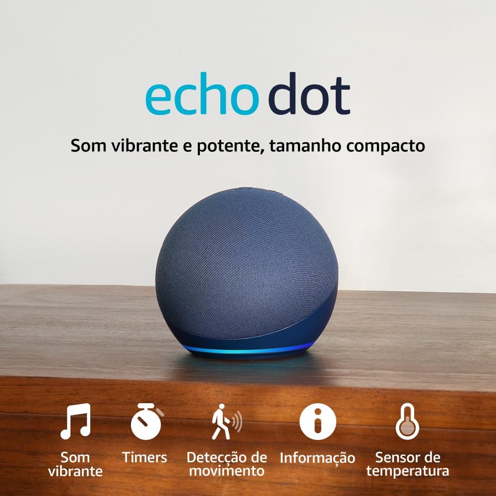 Echo Dot (Geração mais recente) Smart Speaker com Alexa - Azul