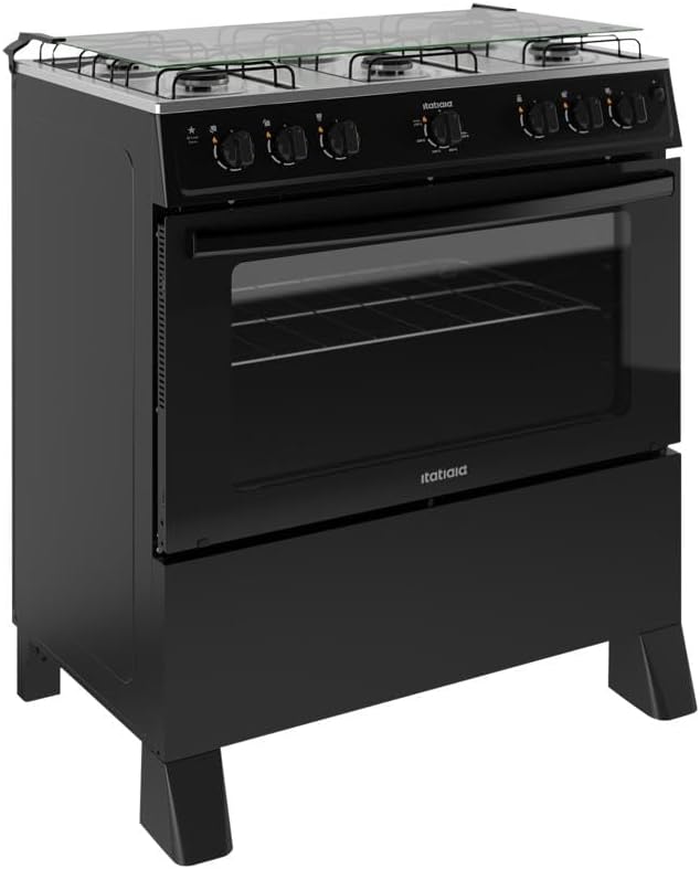 Fogão Star New 6 Bocas Inox com Acendimento Automático e Forno 82L