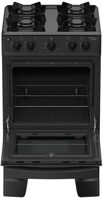 Fogão Automático com Forno de Vidro Duplo - Limpeza Fácil — foto 4