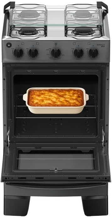 Fogão com Grade Deslizante e Forno Limpa Fácil — foto 6