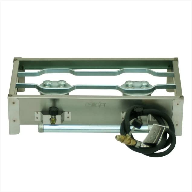 Fogão Industrial Alta Pressão Inox 2 Bocas - Fogareiro — foto 2