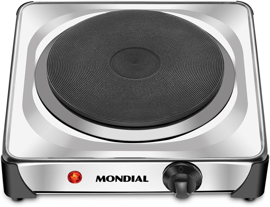 Fogareiro Portátil Elétrico 1000W - Compacto e Leve