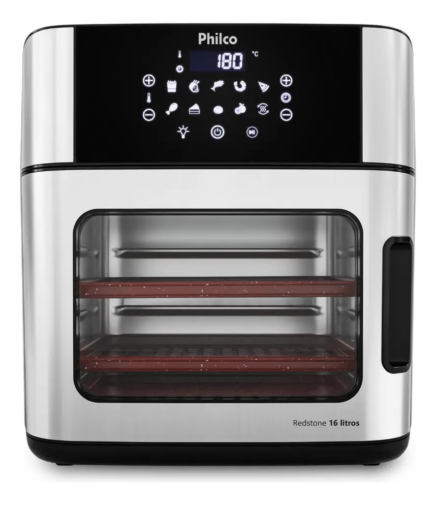 Fritadeira Air Fryer Philco PAF16A 16L 4 em 1 Digital Bivolt