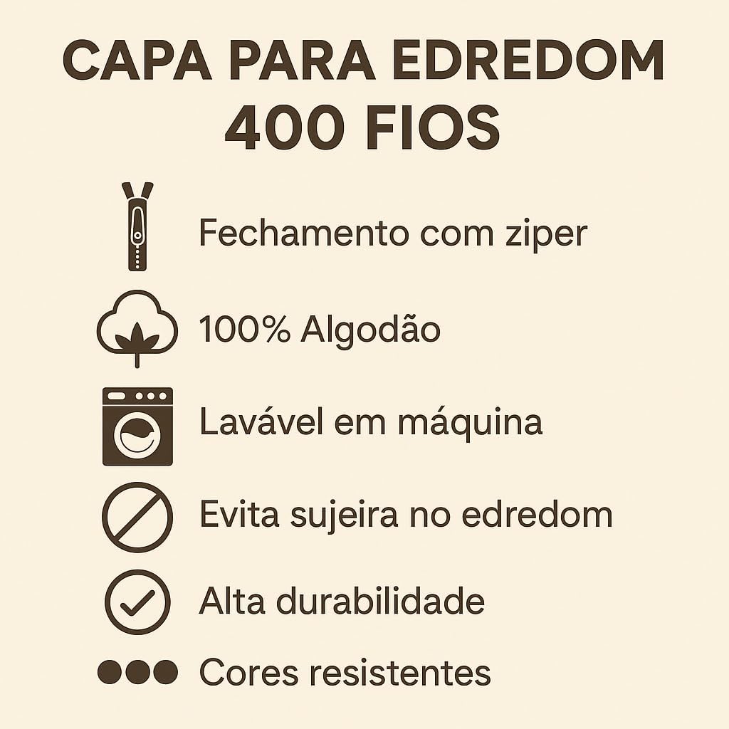 Capa de Edredom Casal/Queen 400 Fios Toque Acetinado — foto 5