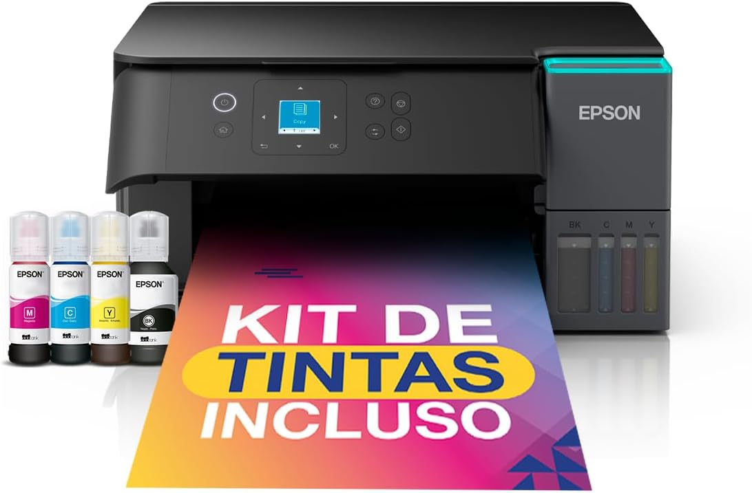 Kit de Frascos de Tinta de Reposição Epson EcoTank