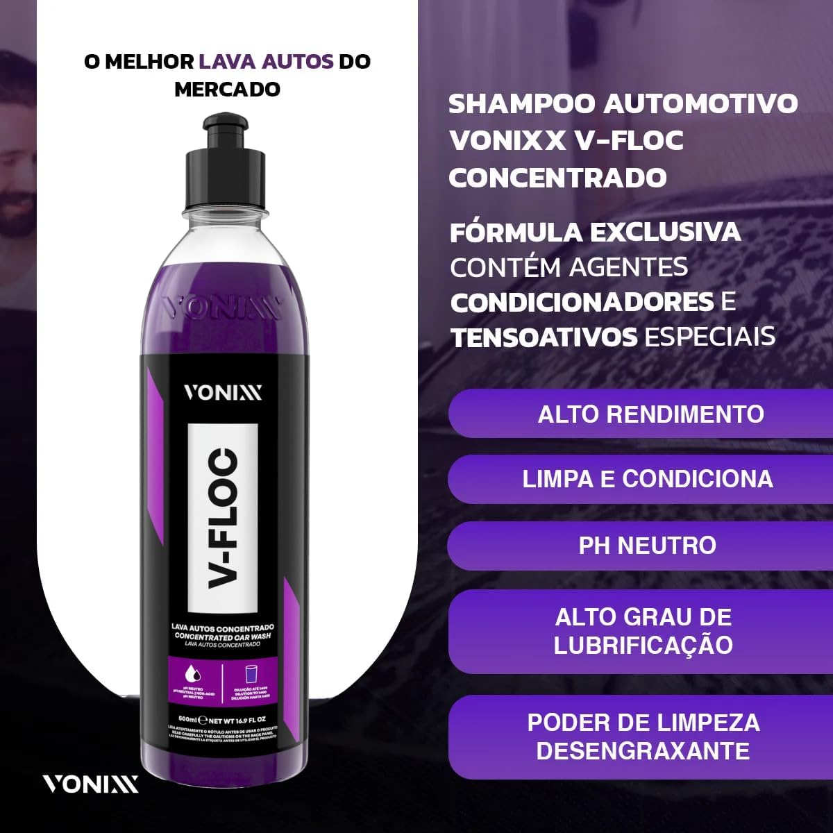 Kit Vonixx V-Floc com Intense e Acessórios - 500ml e 240ml — foto 3
