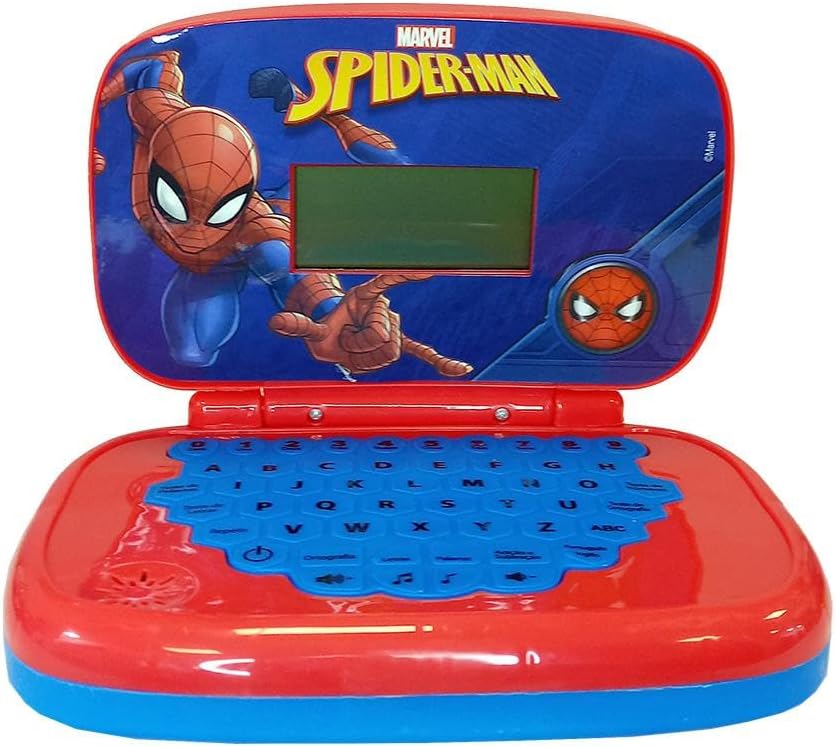 Laptop Infantil Educativo Homem-Aranha - Música, Letras e Números