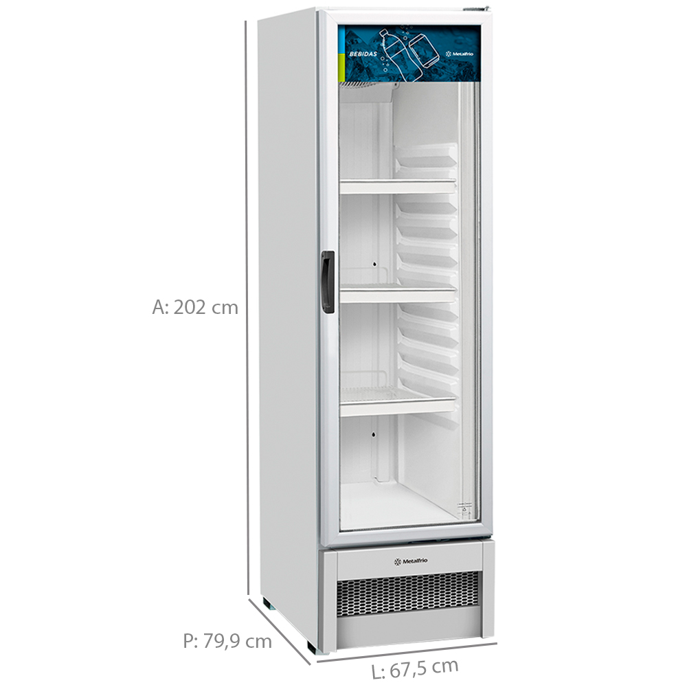 Refrigerador Expositor Metalfrio 326L VB28 — foto 3