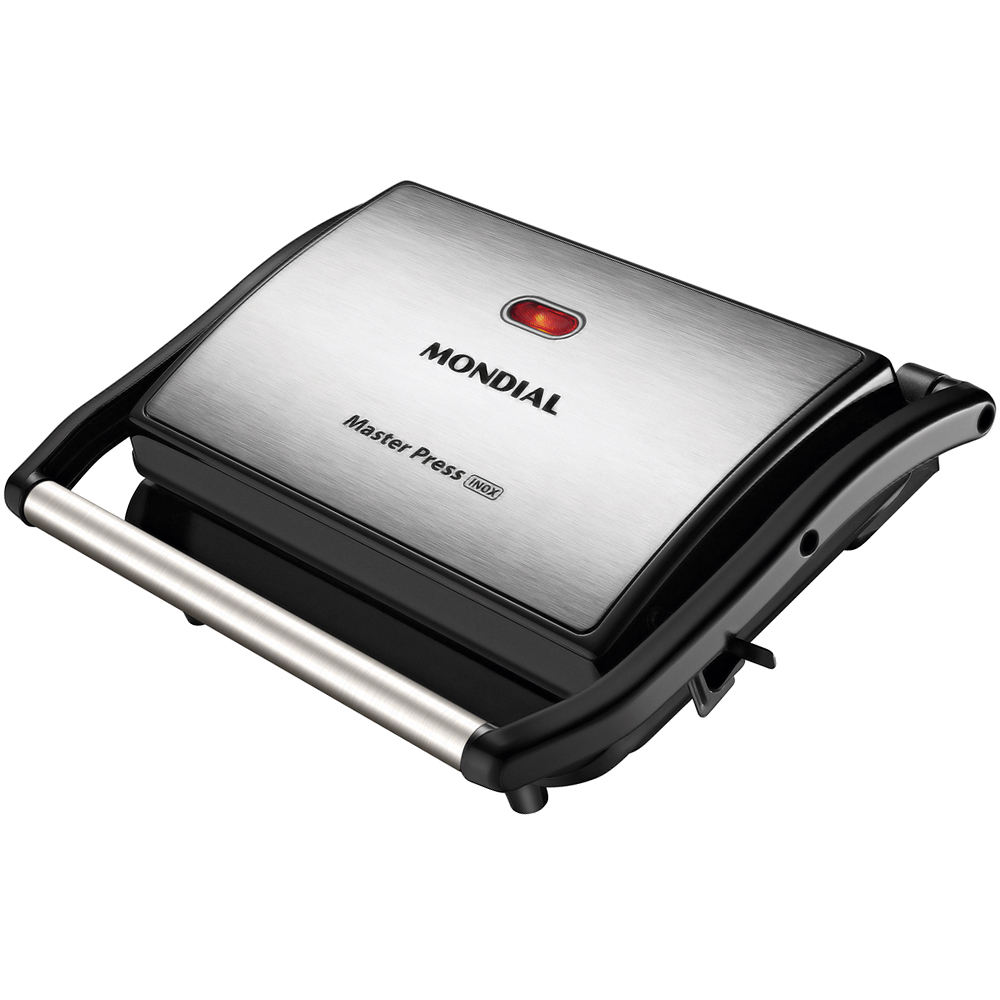 Grill Sanduicheira Mondial Mater Press Inox 1000W — foto 8