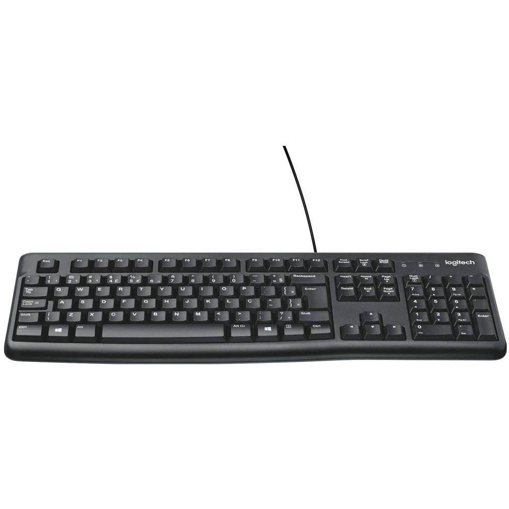 Teclado Logitech K120 USB ABNT2 com Fio — foto 3