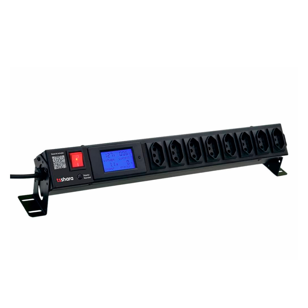 Filtro de Linha Protetor Smart TS Shara 8 Tomadas 20A