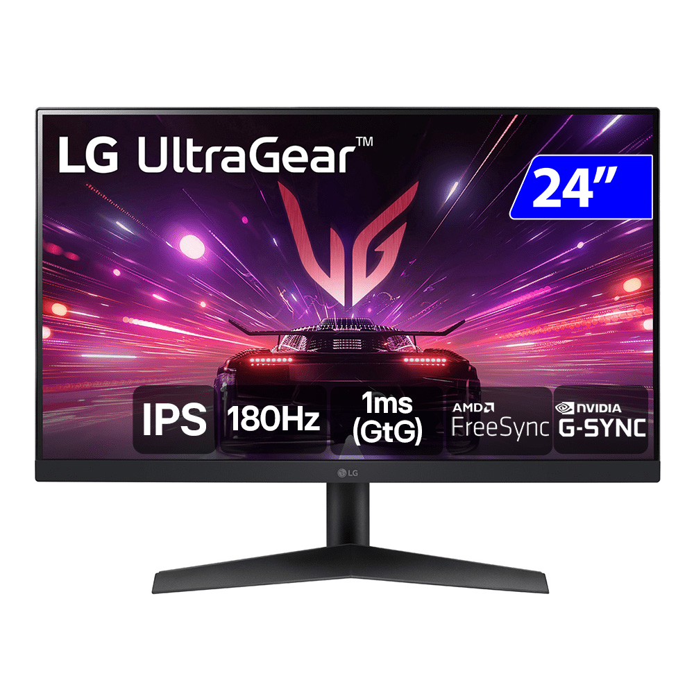 Monitor Gamer LG UltraGear 24" Full HD IPS HDMI 24GS60F-B