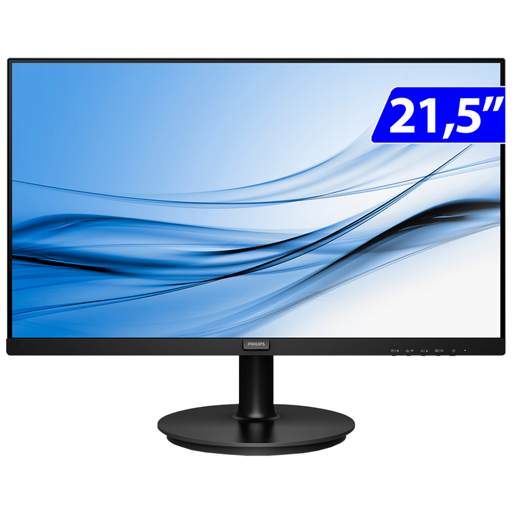 Monitor Gamer Philips 21,5" VA Full HD 221V8LB HDMI VGA