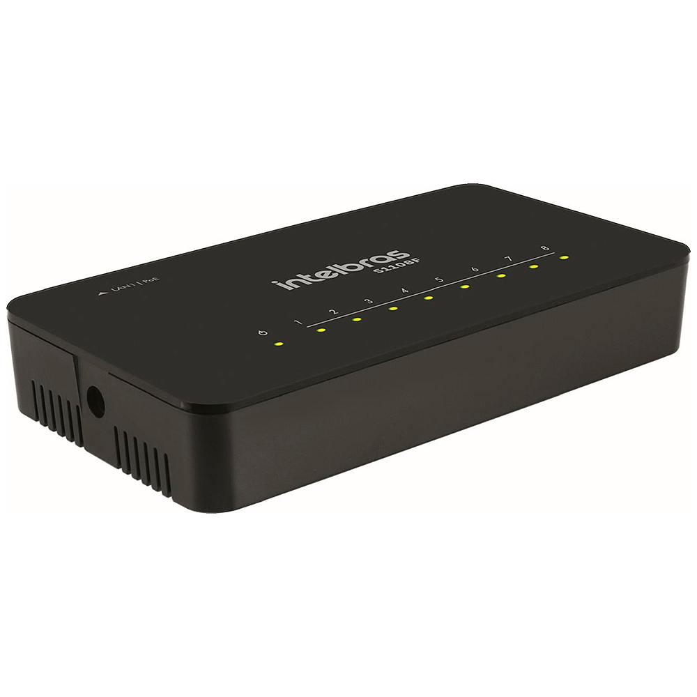 Switch Intelbras S1108F 10/100 Mbps 8 Portas
