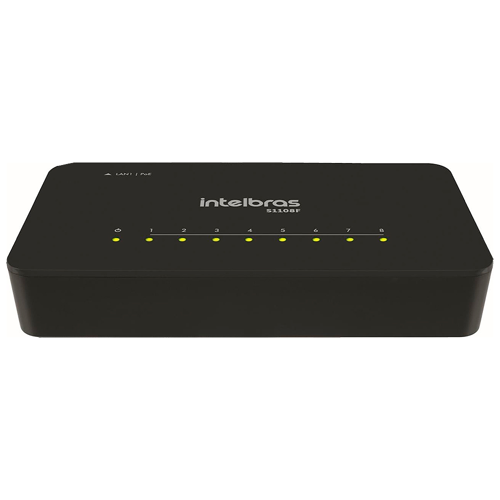 Switch Intelbras S1108F 10/100 Mbps 8 Portas — foto 3