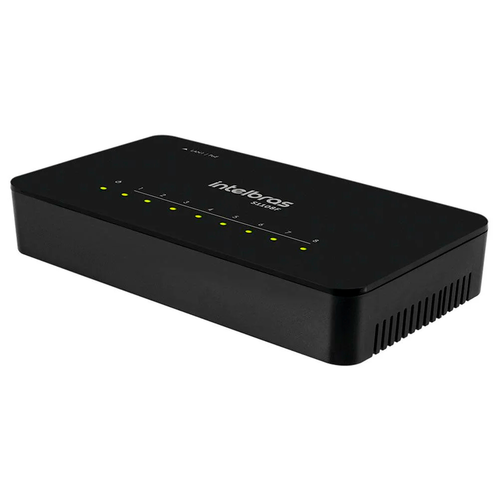 Switch Intelbras S1108F 10/100 Mbps 8 Portas — foto 4