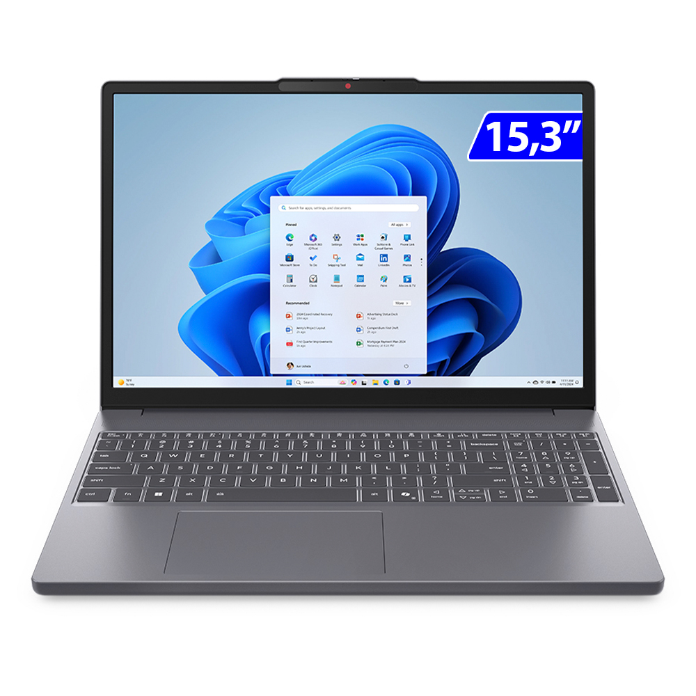 Notebook Lenovo IdeaPad Slim 83NS0002BR Intel Core i5 8GB 512GB SSD 15.3" Windows 11