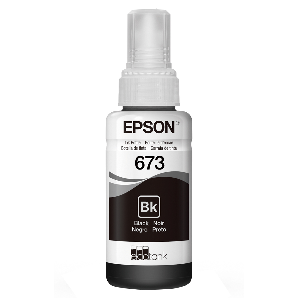 Refil para Tanque de Tinta Epson Preto Nº673 - Rendimento até 3.000 Páginas