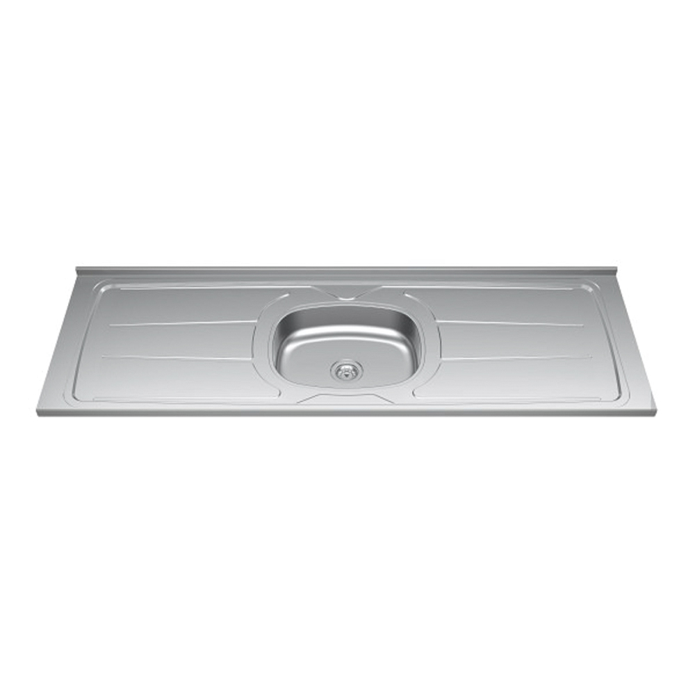 Tampo de Pia 160cm Aço Inox Ghel Plus