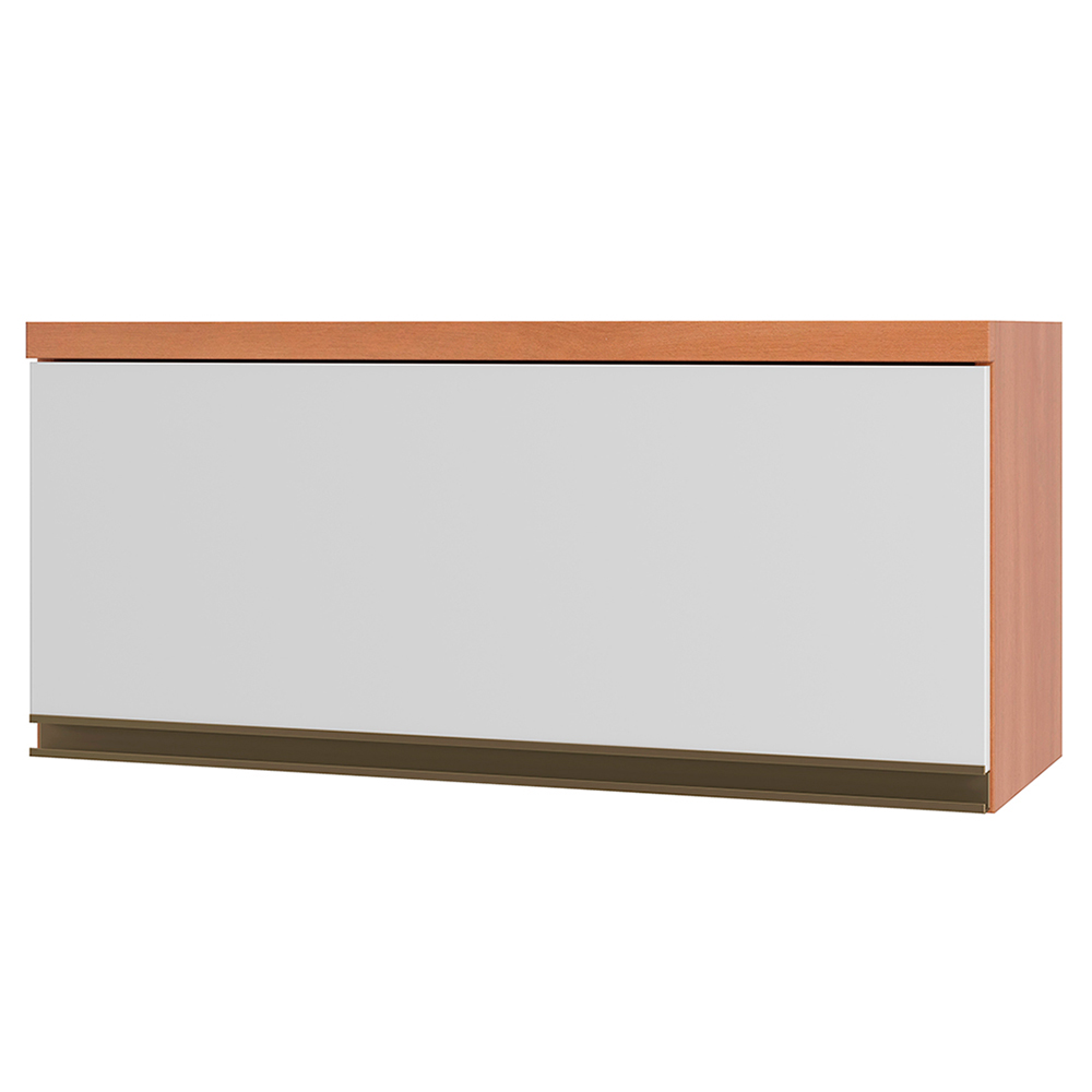 Armário Aéreo 1 Porta Basculante MDP 80cm Macadâmia Telasul