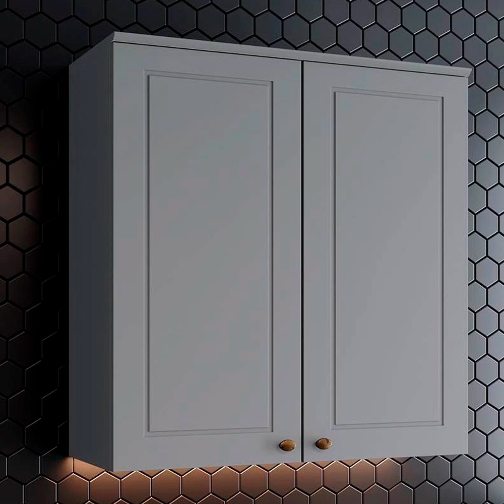 Armário Aéreo Henn Americana 80cm 2 Portas MDF