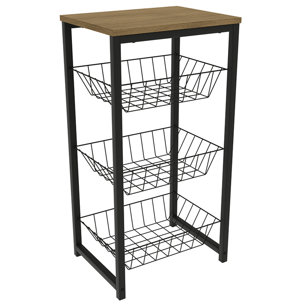 Fruteira Organizadora Kappesberg LI035 com 3 Cestos - 40cm — foto 3