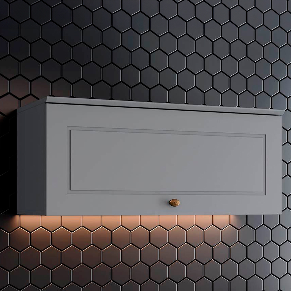 Armário Aéreo Henn Americana 1 Porta Basculante MDF 80 cm