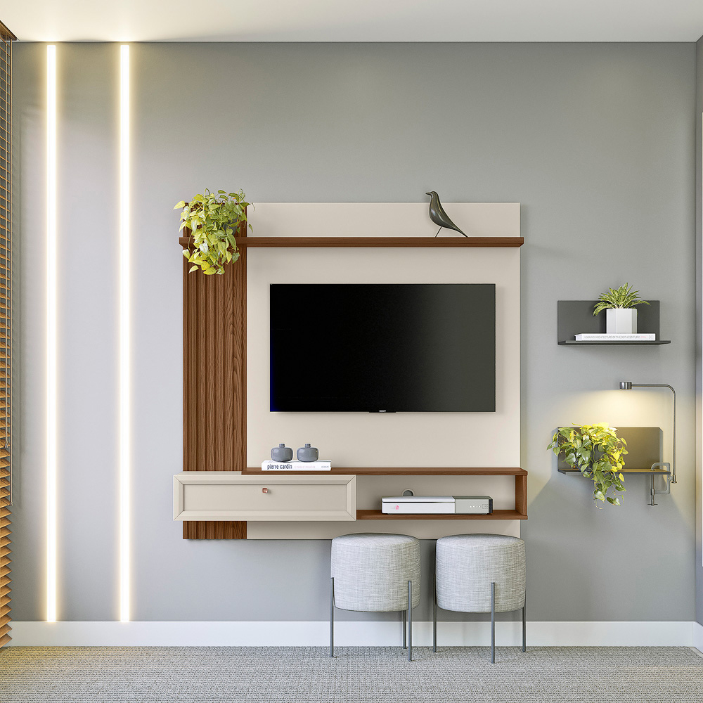 Painel para TV até 55" Alvorada Linea Brasil