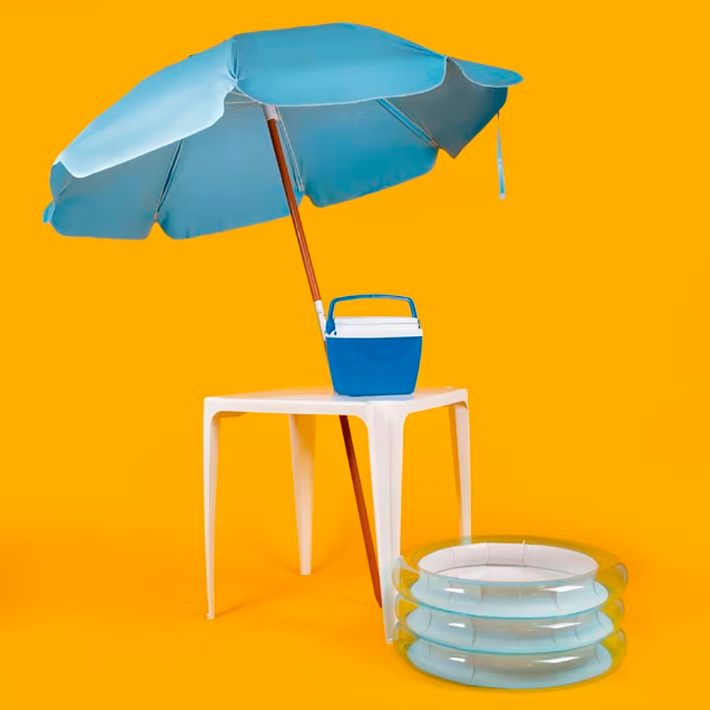 Mesa Quadrada de Plástico Mor 70x70cm - Suporta até 30kg — foto 6