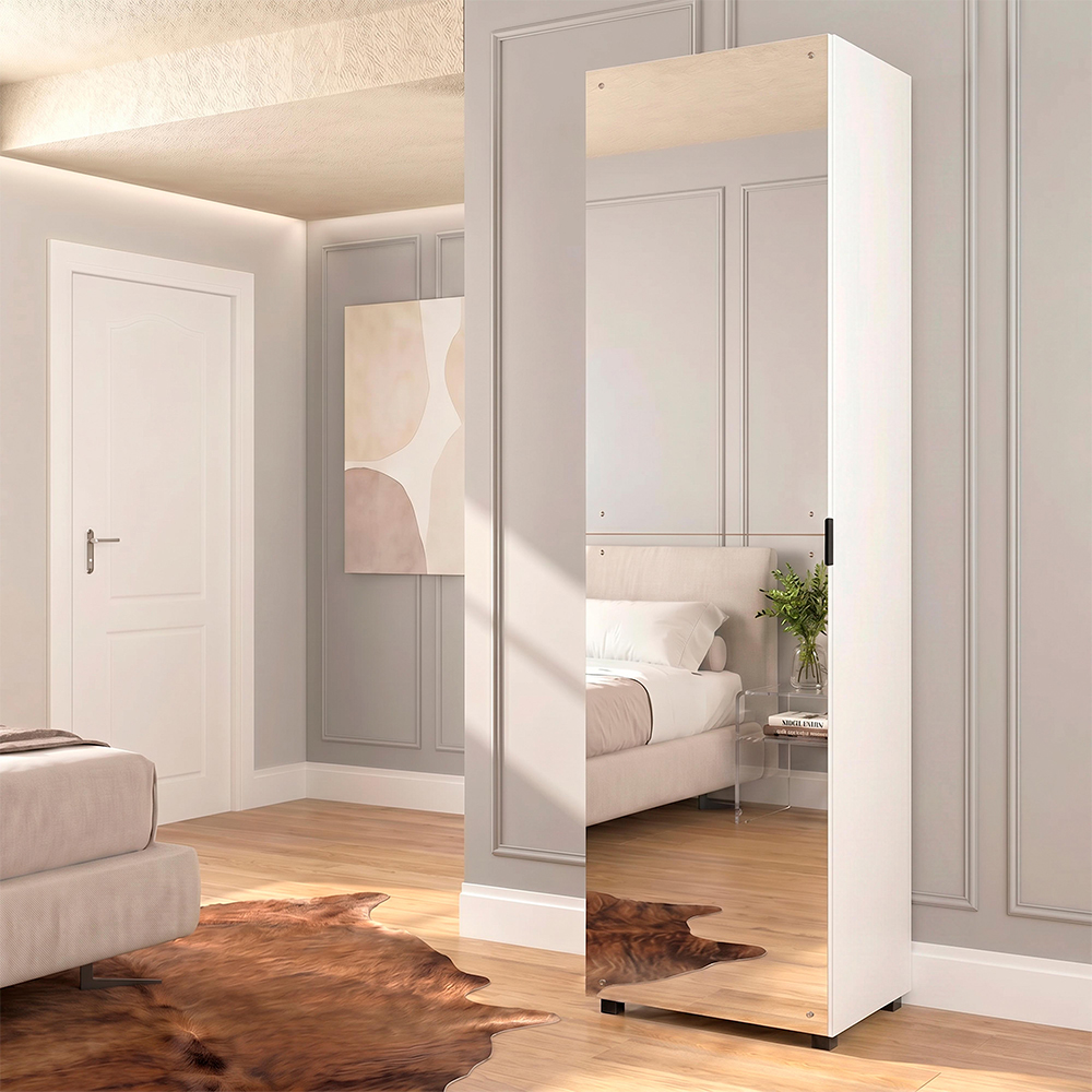 Sapateira 1 Porta com Espelho Versa Home - Telasul