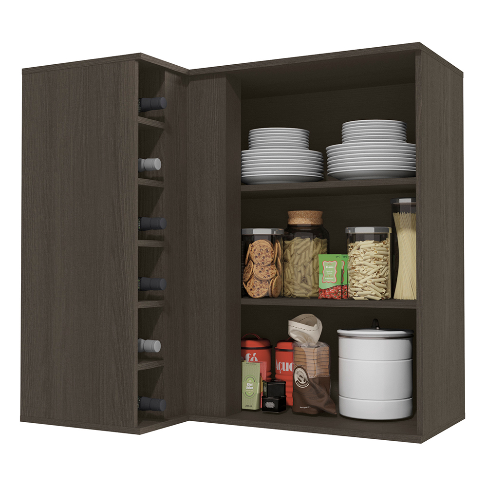 Armário Aéreo de Canto 1 Porta Nox Kappesberg — foto 3